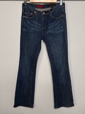 Vintage Y2K Adriano Goldschmied Dark Blue Flare Jeans